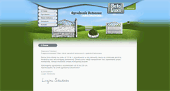 Desktop Screenshot of betoluxs.pl