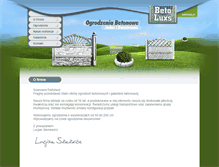 Tablet Screenshot of betoluxs.pl